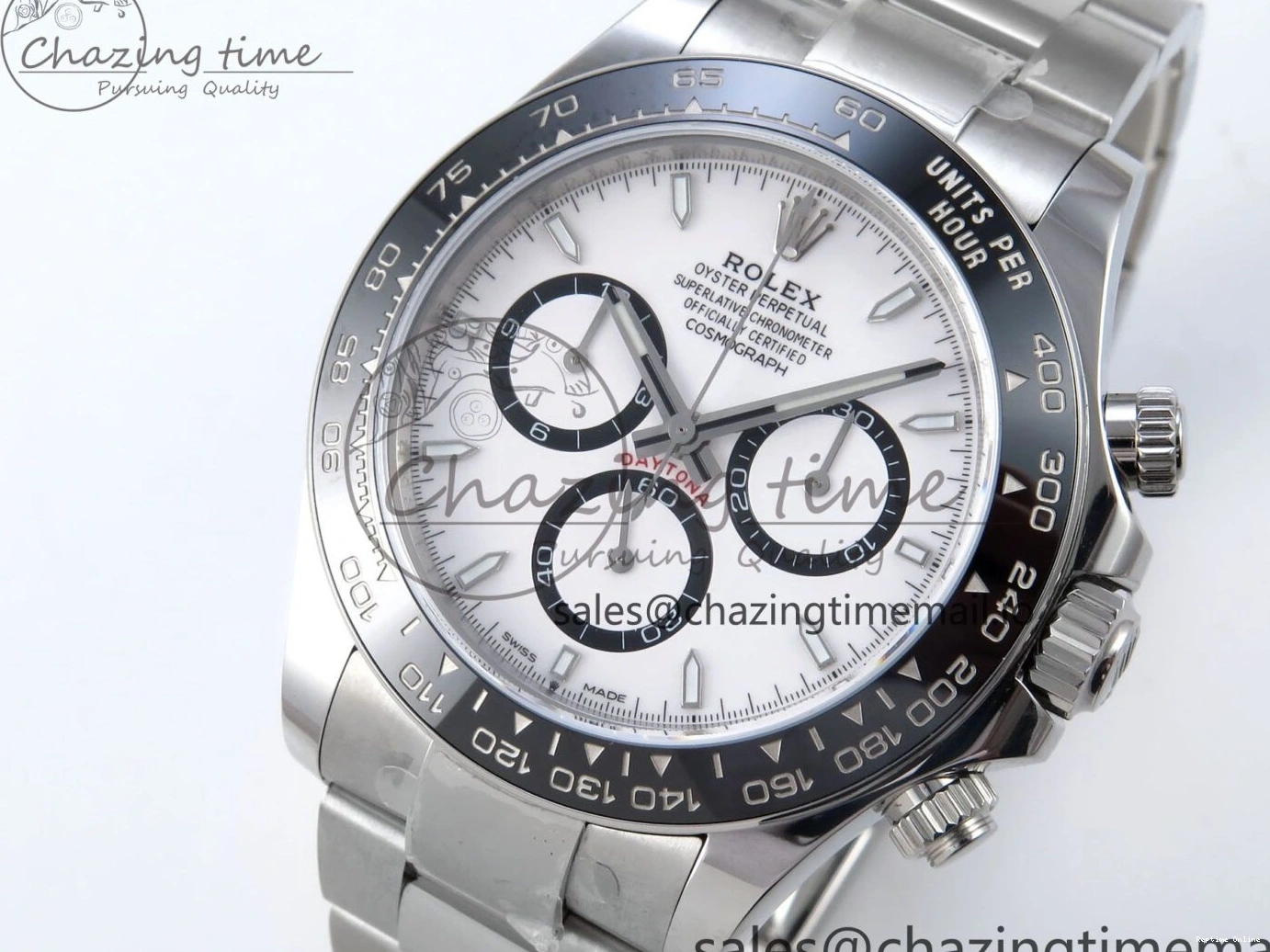 0517 2023 Daytona 126500 AR+F 1:1 Best Edition 904L SS Case and Bracelet White Dial SA Timeless 852